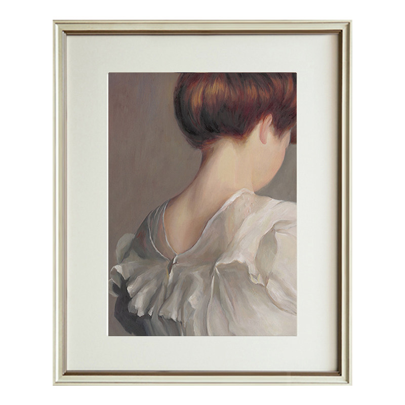 小众装饰画 女神局部欧式复古壁画沙发背景墙美式风格挂画小众