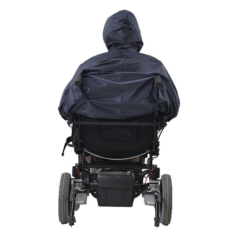 手动电动轮椅专用雨披雨衣防水防风带袖防雨老人老年残疾车雨衣