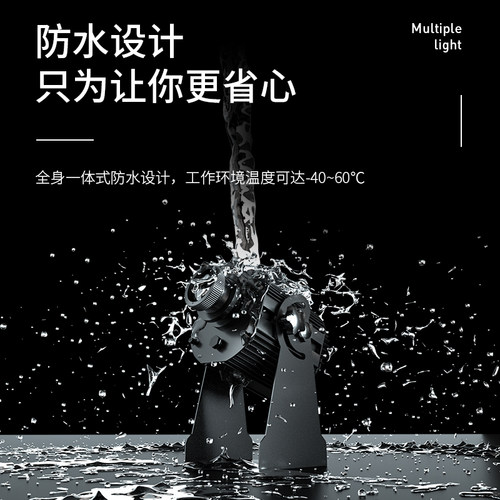 广告多图投影灯卡片轮换logo带文字地面门头户外定制图案旋转射灯