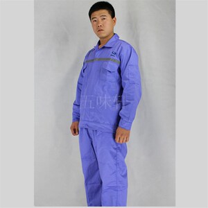 大连船厂反光条新船工作服电工电焊服维修服男女长袖工服劳保用品