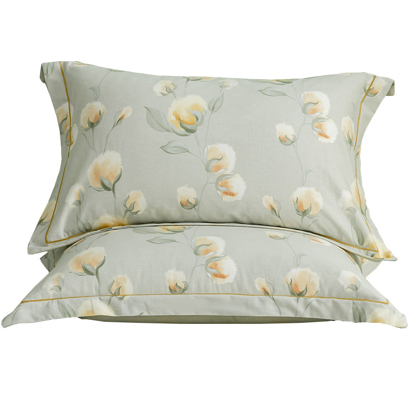 纯棉加厚磨毛枕套一对装成人家用秋冬全棉枕头套枕芯套48cmx74cm