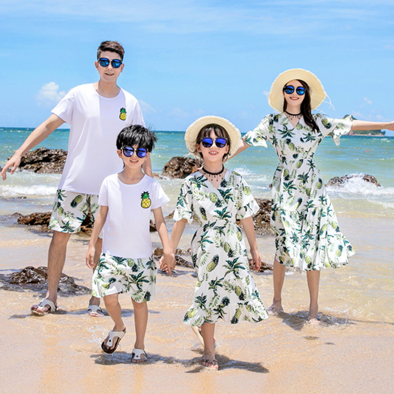 海边度假亲子装一家三口母女装沙滩裙高端雪纺连衣裙洋气长裙女宝,童装/婴儿装/亲子装,亲子装/亲子时装,淘宝优惠券,粉丝福利购,淘宝优惠卷