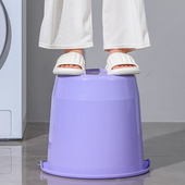 大号水桶家用储水手提学生宿舍洗澡洗衣桶多功能加厚洗车圆桶塑料