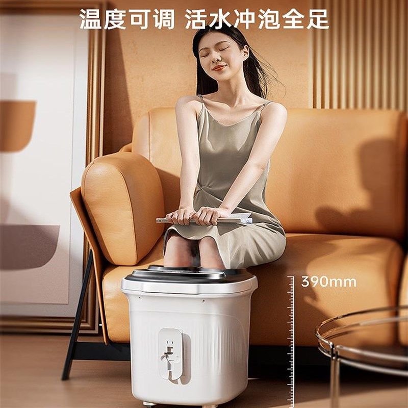热恋泡脚桶恒温加热家用洗脚盆全自动电动按摩智能高深桶足浴盆,个人护理/保健/按摩器材,足浴器,淘宝优惠券,粉丝福利购,淘宝优惠卷