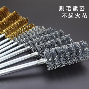 碳化硅文玩刷子管道刷研磨内孔磨料丝去圆孔刷抛光刷交错孔毛刷
