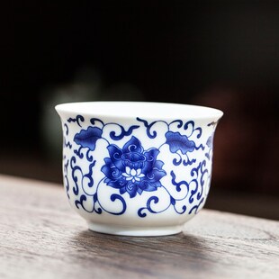 中式一两白酒杯温酒复古小酒盅陶瓷仿古酒具家用烈酒杯黄酒杯酒器