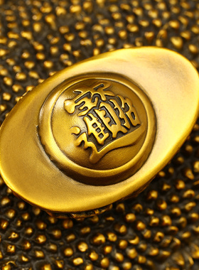 一锭大麦摆件创意铜工艺礼品摆饰客厅办公室装饰品公司店铺乔迁开