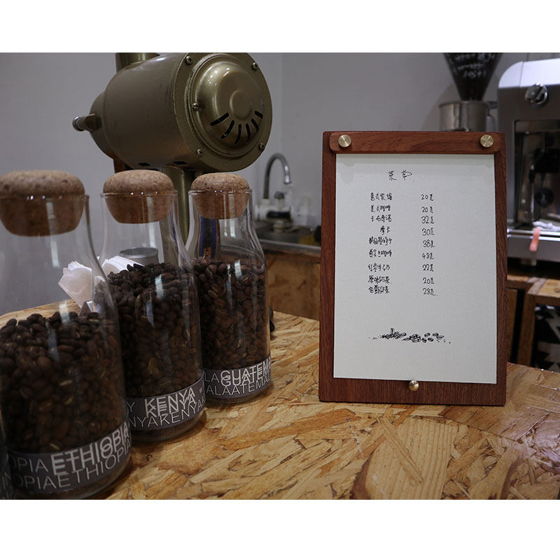 立式菜单夹实木桌面展示牌咖啡馆茶餐厅台签点单立牌吧台展示夹,文具电教/文化用品/商务用品,桌牌/台牌,淘宝优惠券,粉丝福利购,淘宝优惠卷