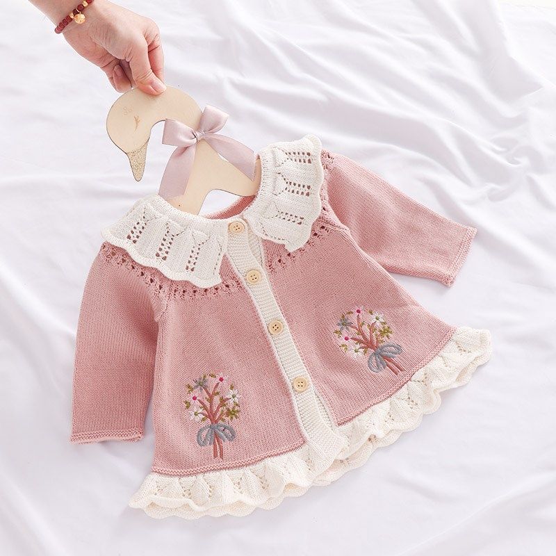 2024新款女童针织开衫纯棉宝宝毛衣外搭婴儿洋气外套公主春秋装,童装/婴儿装/亲子装,毛衣/针织衫,淘宝优惠券,粉丝福利购,淘宝优惠卷