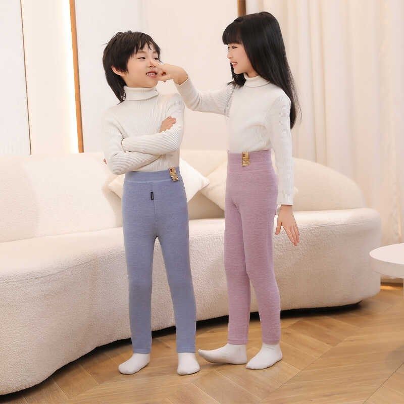 儿童秋裤薄款蚕丝羊毛保暖裤高腰打底裤加厚内穿男童女童内衣弹力,童装/婴儿装/亲子装,保暖裤,淘宝优惠券,粉丝福利购,淘宝优惠卷