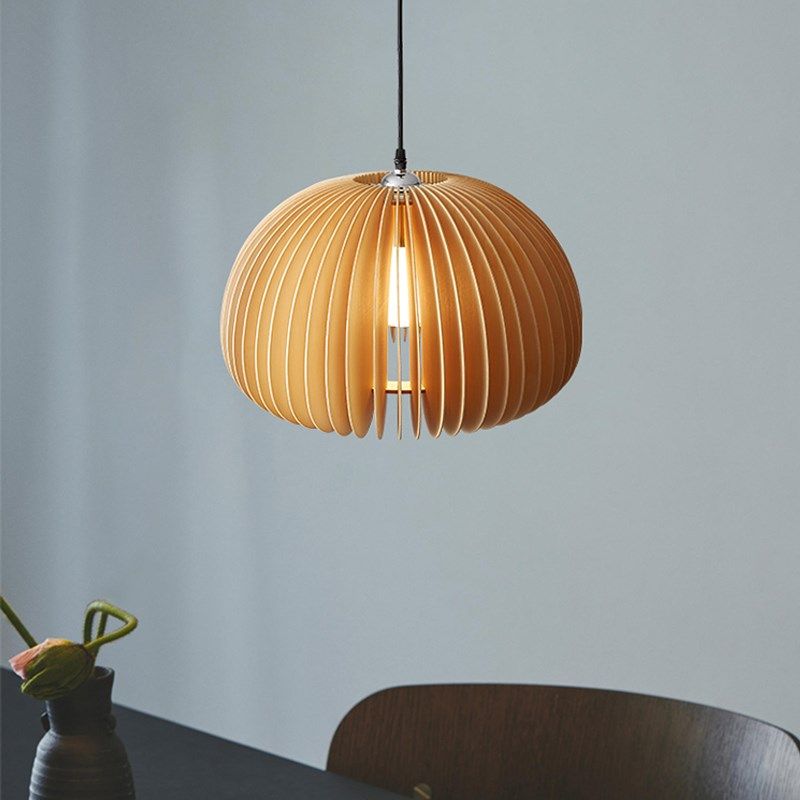 vintage日式侘寂风南瓜餐厅吊灯木艺艺术创意民宿书房简约南瓜灯,家装灯饰光源,餐厅吊灯,淘宝优惠券,粉丝福利购,淘宝优惠卷