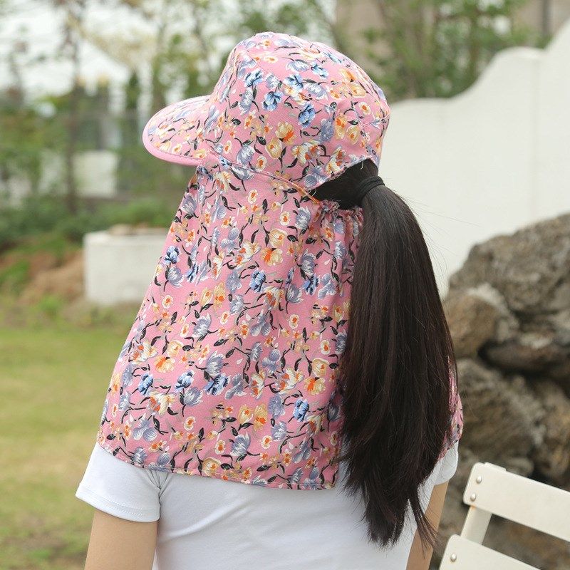 夏季女护脸护颈遮阳帽新款遮脸防晒帽干活户外骑行面罩采茶遮阳帽,居家日用,一次性防护帽,淘宝优惠券,粉丝福利购,淘宝优惠卷