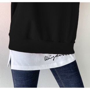 打底神器搭配卫衣的裙子毛衣白边叠穿下摆内搭女遮屁股帘子半身裙