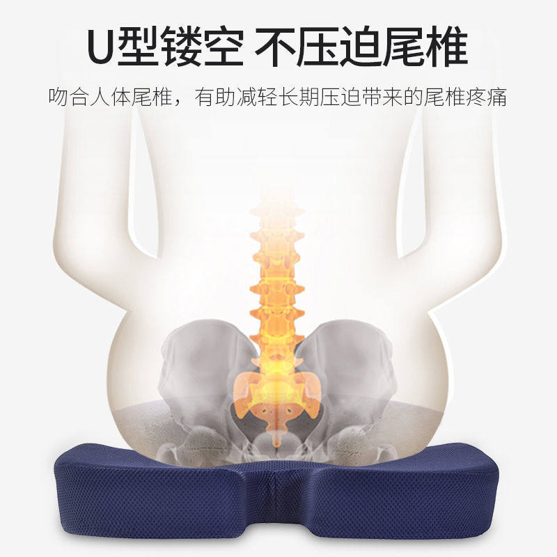 手动电动轮椅专用防滑防褥疮坐垫加厚靠背垫老人透气垫子配件大全