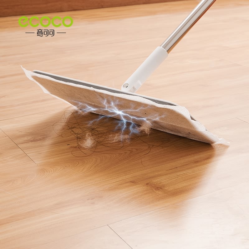 平板拖把静电除尘懒人拖地布免手洗干湿两用无水痕家用可旋转墩布,家庭/个人清洁工具,静电除尘拖把,淘宝优惠券,粉丝福利购,淘宝优惠卷