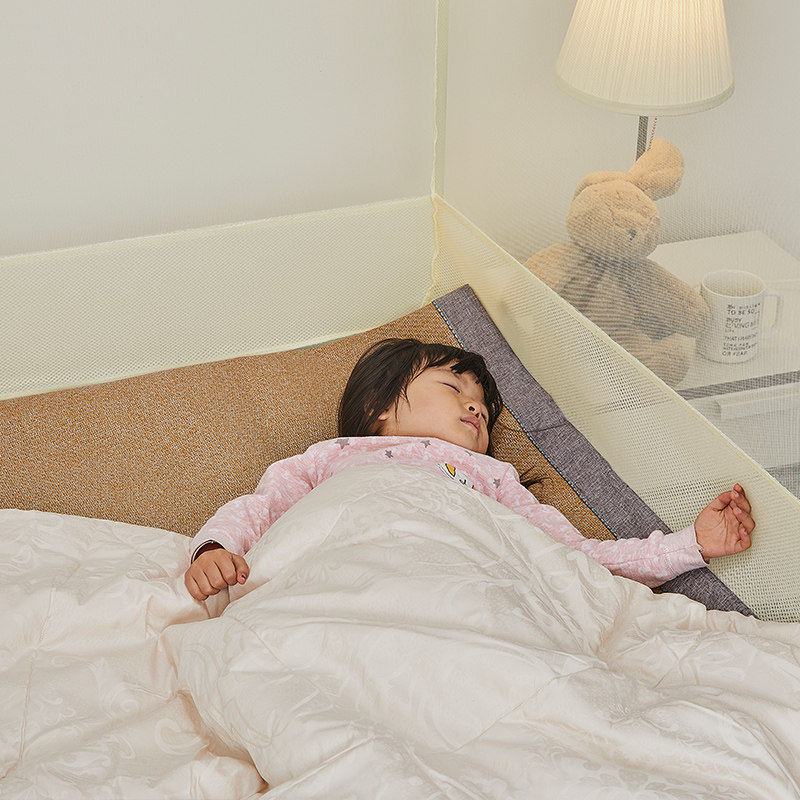 婉美床上蚊帐家用儿童防摔床围栏1.8m床1.5m蒙古包免安装帐子夏季,床上用品,蚊帐,淘宝优惠券,粉丝福利购,淘宝优惠卷