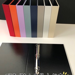 包角彩色防水金属文件夹26*32*5.5厘米活页样本尺寸