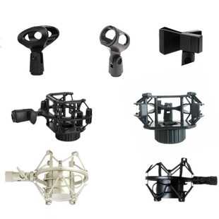 方形话筒防震架at2020麦克风减震架E300手持麦夹子小红莓悬臂支架