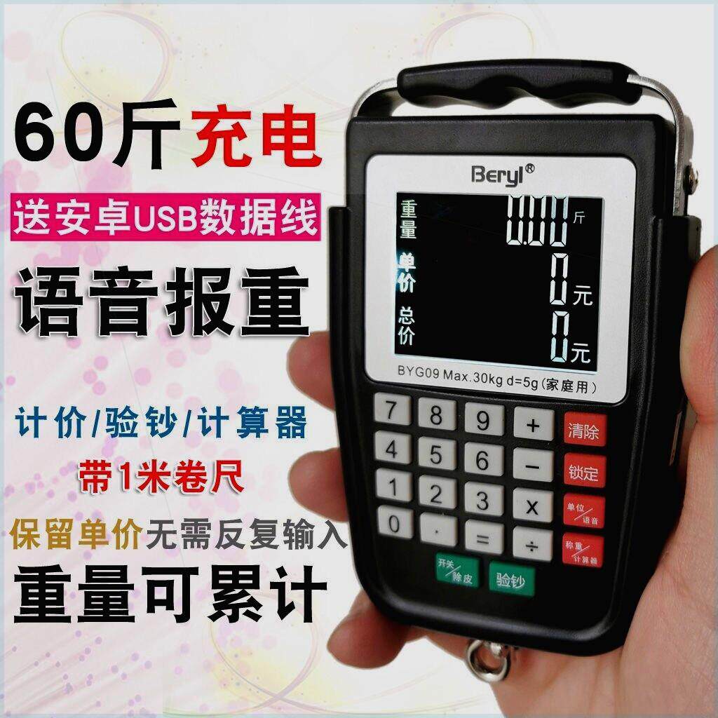 市场称菜手提秤电子秤快递可携式挂钩高精度家用勾子小称手提买菜