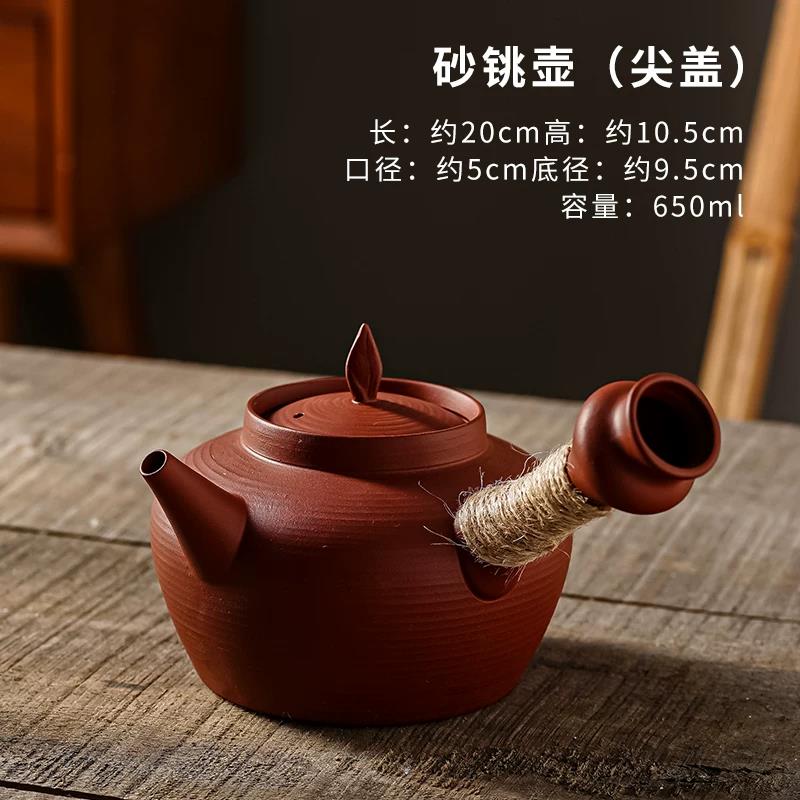 潮州手工红泥风炉围炉煮茶壶户外泡茶家用冬天明火烧木炭炉套装