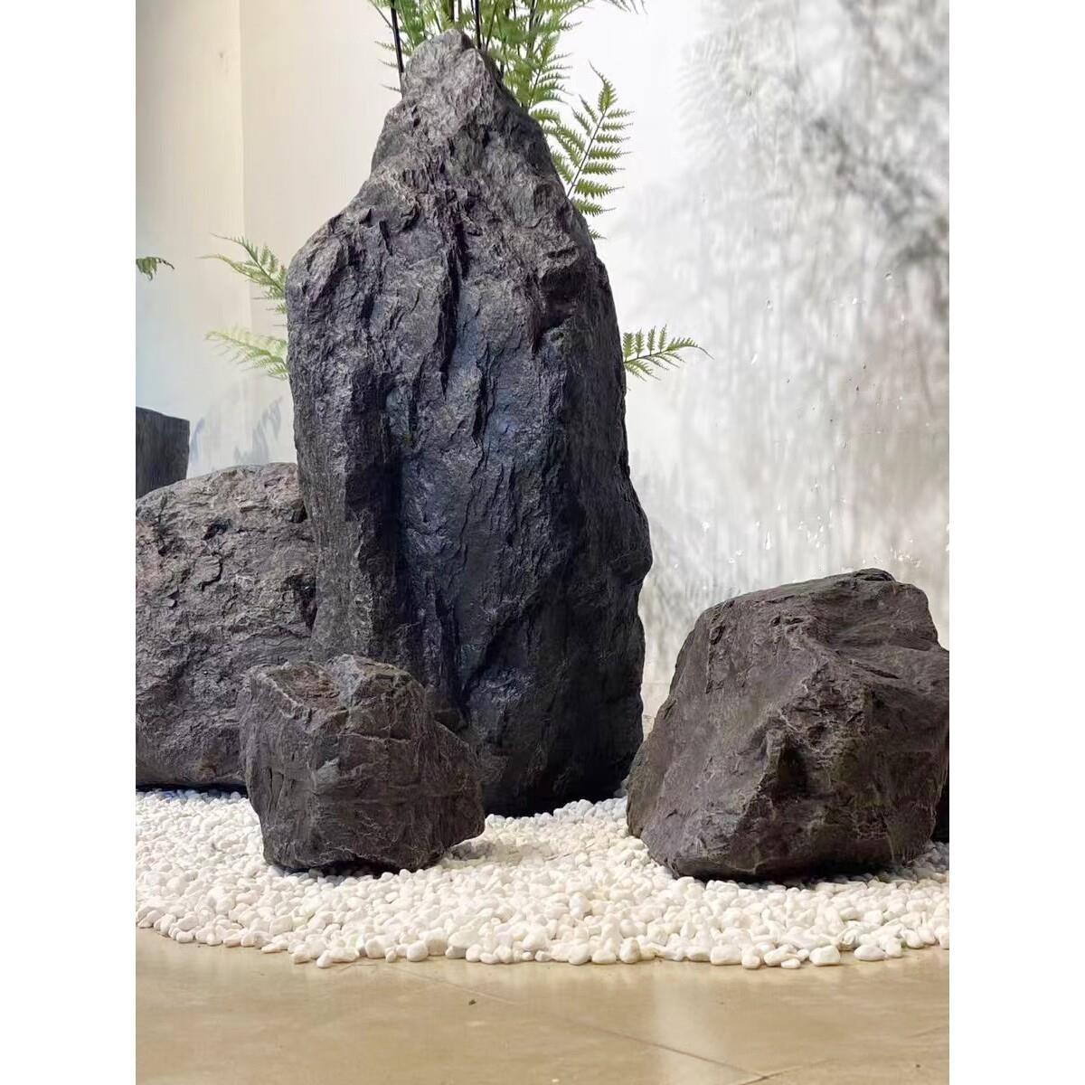 仿真石头造景树脂假山泡沫人造塑料假鹅卵石道具人工大玻璃纤维摆