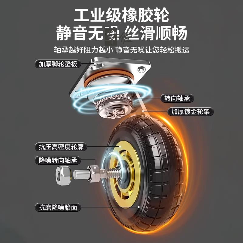 小推车拉货拖车可折叠轻便手拉平板车家用手推搬运拉车便携式板车