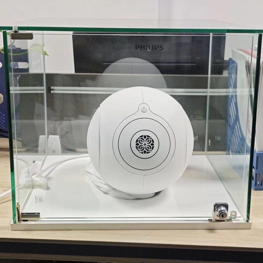 桌面玻璃展示柜物品首饰品台面玻璃罩精品烤漆小型陈列展示柜子