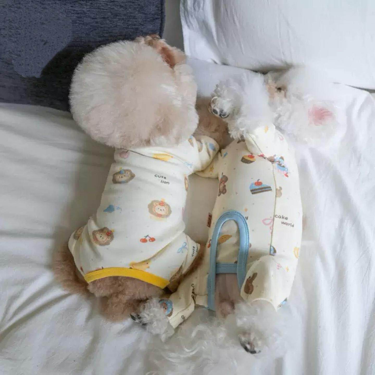 秋冬保暖护肚衣包肚衣狗衣服秋冬装四脚衣母狗小型犬泰迪比熊宠物