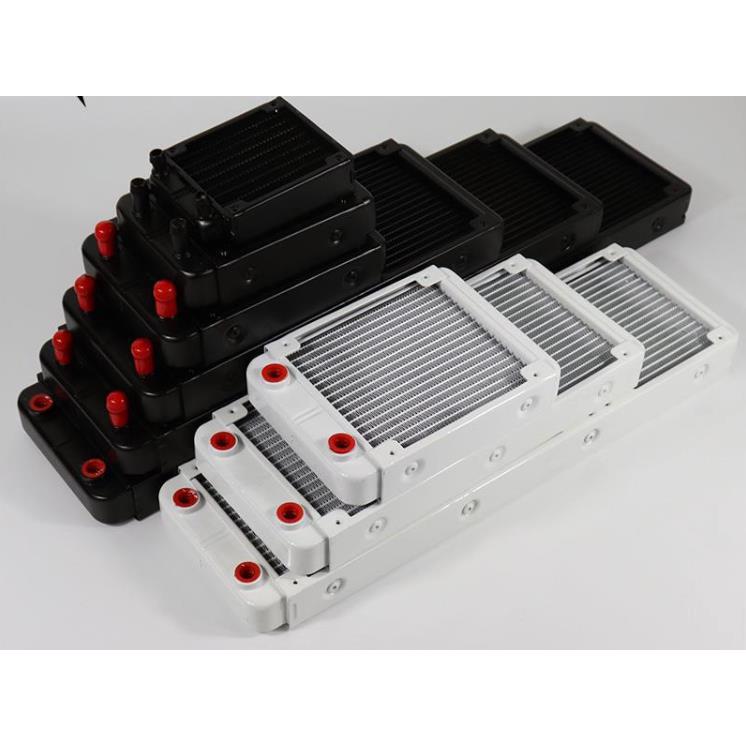 电脑水冷散热排水冷排80 90 120 240 360铝排电脑diy电动车散热器