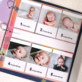 可书写3寸5寸6寸儿童宝宝成长相本diy记录册插页家庭幼儿园影集