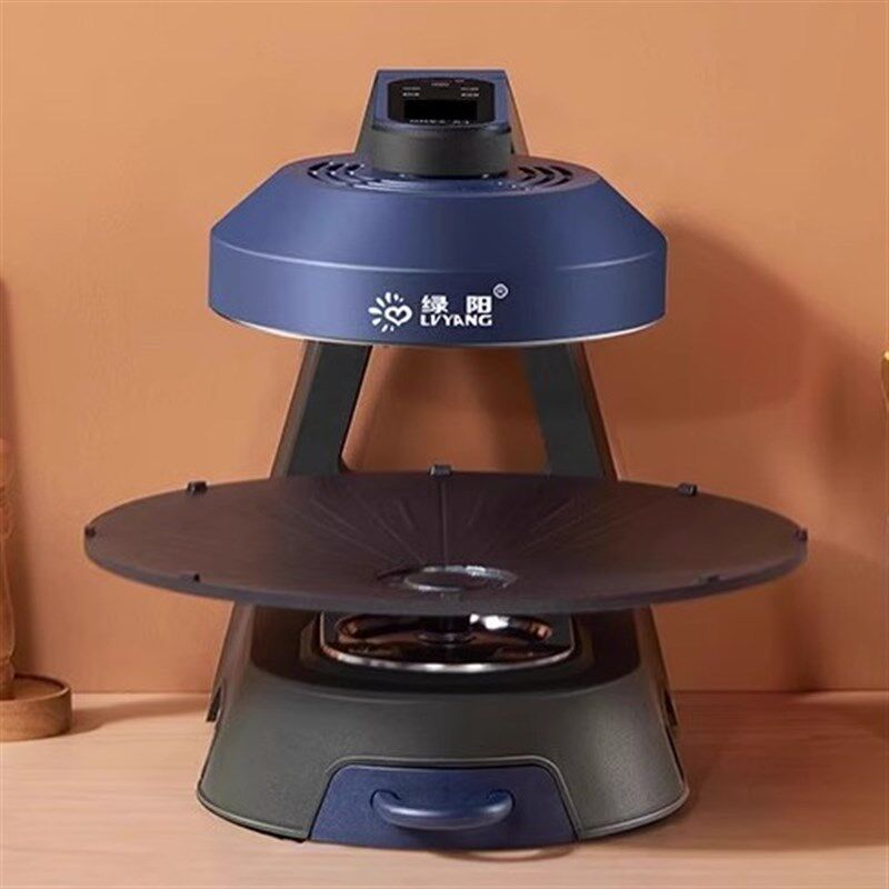 家庭商用室内烧烤锅炉韩式3D无油烟烧烤盘绿阳电烤炉不粘锅烤肉机