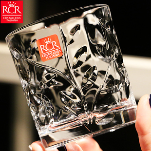 创意意大利RCR进口水晶玻璃 烈酒杯 啤酒杯茶水杯洋酒杯 威士忌杯