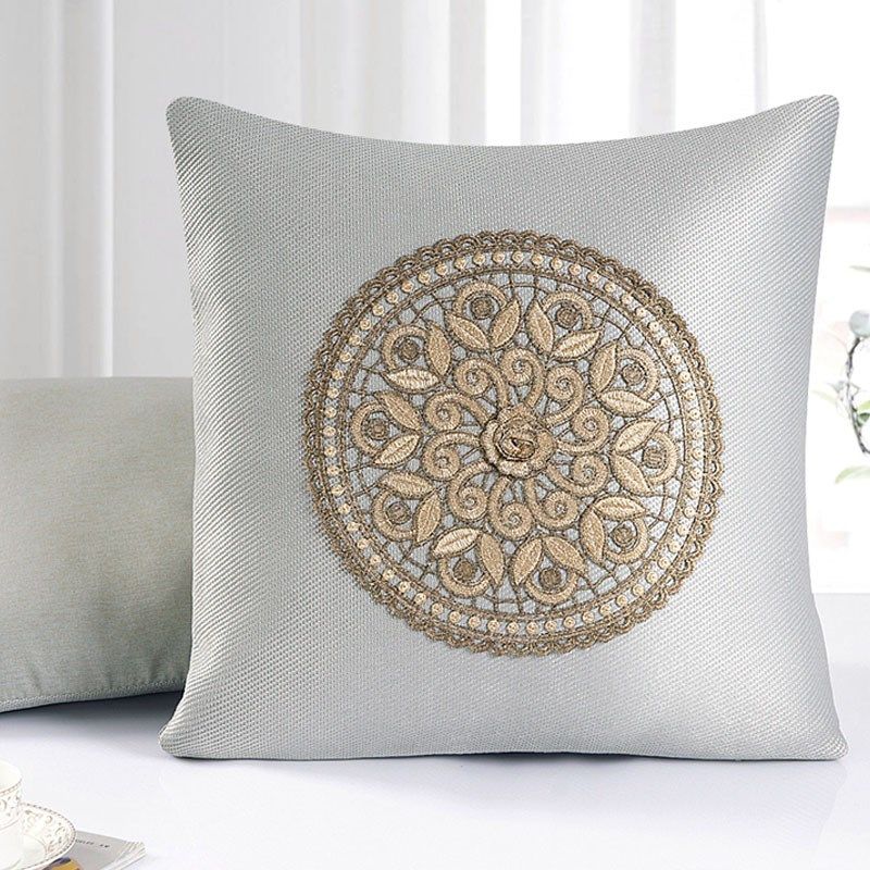 高档花朵大蕾丝沙发靠垫含芯加密冰藤透气蜂网抱枕套夏季四季水洗,居家布艺,靠垫/抱枕,淘宝优惠券,粉丝福利购,淘宝优惠卷