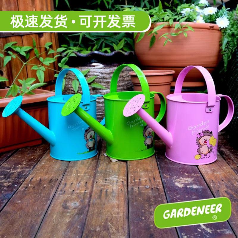 幼儿园花园种植小工具植树节儿童挖沙挖土赶海小铲铁皮水桶浇水壶