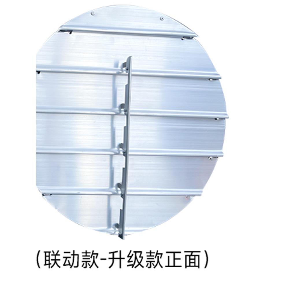 圆形轴流风机百叶风机保护罩铝合金联动自挂百叶手动开关出风口