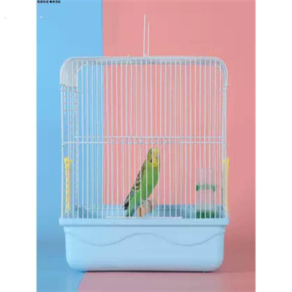 特小号鸟笼新款鹦鹉虎皮玄凤文鸟专加粗加密观赏笼铁艺手提外带笼