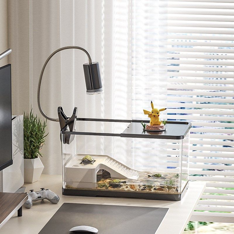 乌龟饲养缸家用鱼缸客厅桌面龟缸小型养乌龟专用箱生态造景晒爬台,宠物/宠物食品及用品,其它水族用具设备,淘宝优惠券,粉丝福利购,淘宝优惠卷