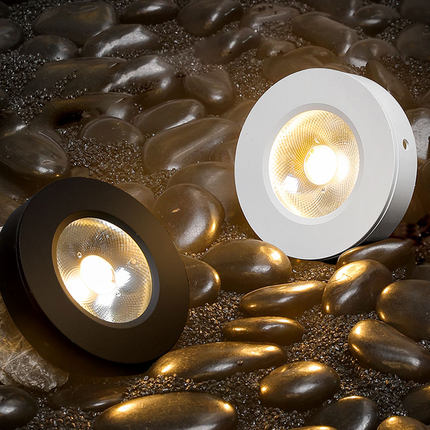 led超薄明装小筒灯天花板灯家用客厅吸顶式酒柜灯无主灯免打孔射