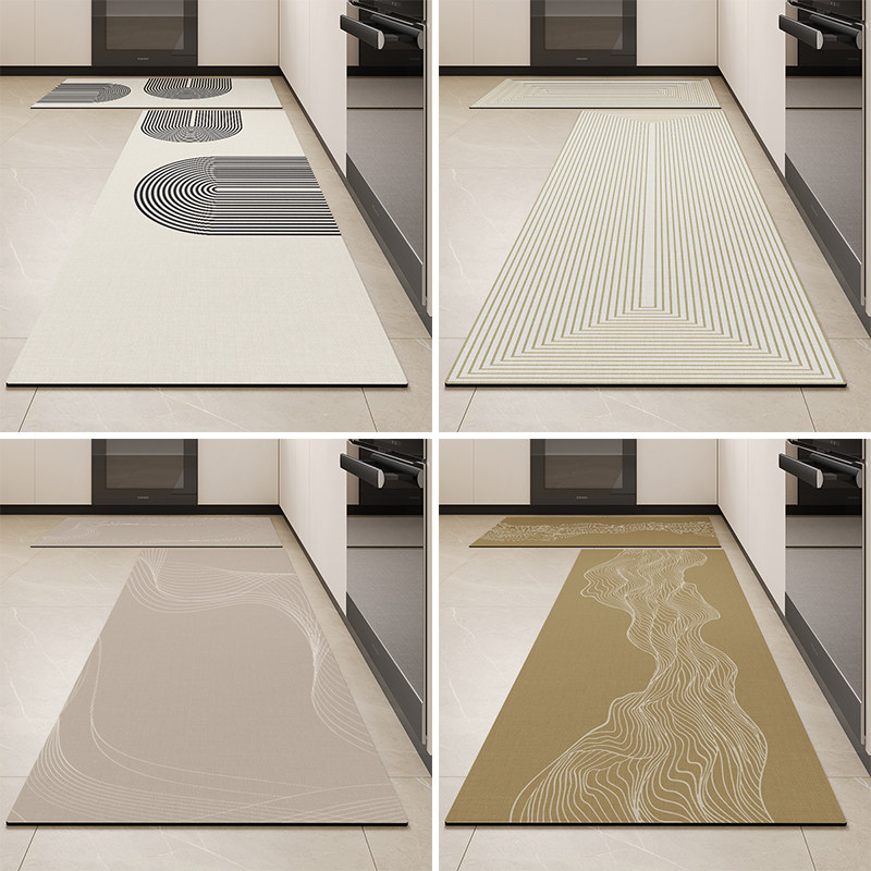厨房地垫防滑防油垫子硅藻泥吸水垫门口耐脏脚垫家用免洗可擦地毯,居家布艺,家用脚垫,淘宝优惠券,粉丝福利购,淘宝优惠卷