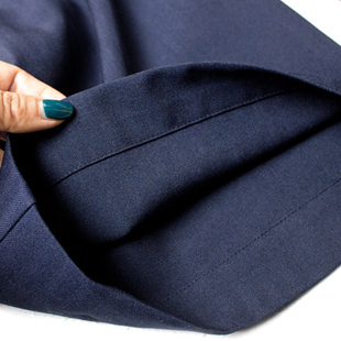 21春夏薄款阔腿裤时尚套装气质花苞高腰系带宽松垂坠感纸袋裤329