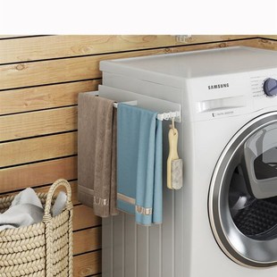 磁吸磁铁冰箱衣架收纳置物架吸附式洗衣机夹子挂钩晾衣架整理架