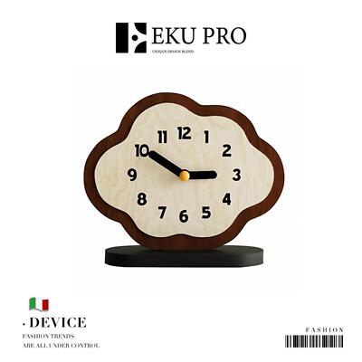 意大利·钟表·器识·客厅桌面摆件座钟云朵简约轻奢风 | Device