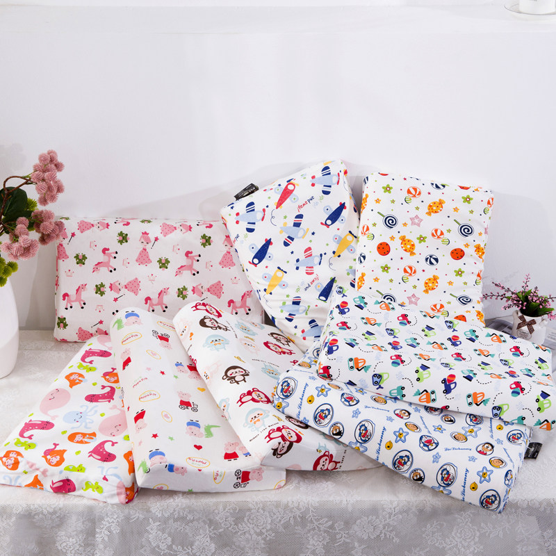 儿童乳胶枕 天然乳胶枕芯 全棉针织棉枕套内外两层 纯棉卡通枕头,床上用品,乳胶枕,淘宝优惠券,粉丝福利购,淘宝优惠卷