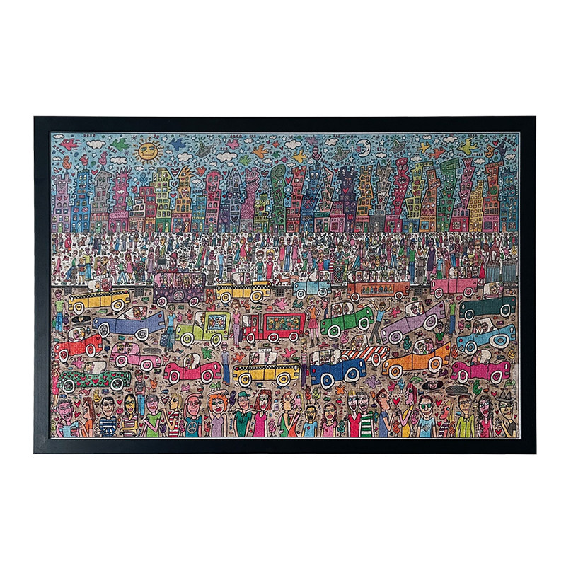 5000片画框立体相框悬浮实木框架拼图框复古挂墙送胶水配有机玻璃,家居饰品,相框/画框,淘宝优惠券,粉丝福利购,淘宝优惠卷