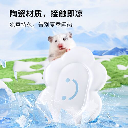 卡诺仓鼠冰垫金丝熊夏日散热专用 花枝鼠冰凉屋小宠降温用品