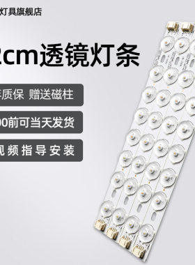 led吸顶灯改造灯条22cm灯板20cm长条灯芯23灯带透镜贴片节能光源