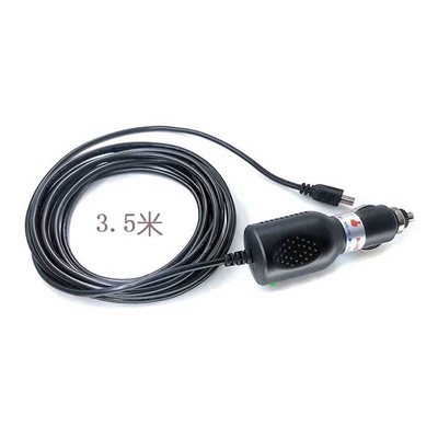 行车记录仪电源线插头2.5A汽车载导航电子狗点烟器通用暗线充转换