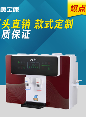 包邮 净水器家用直饮加热一体机RO反渗透冷热厨房壁挂式井水自吸