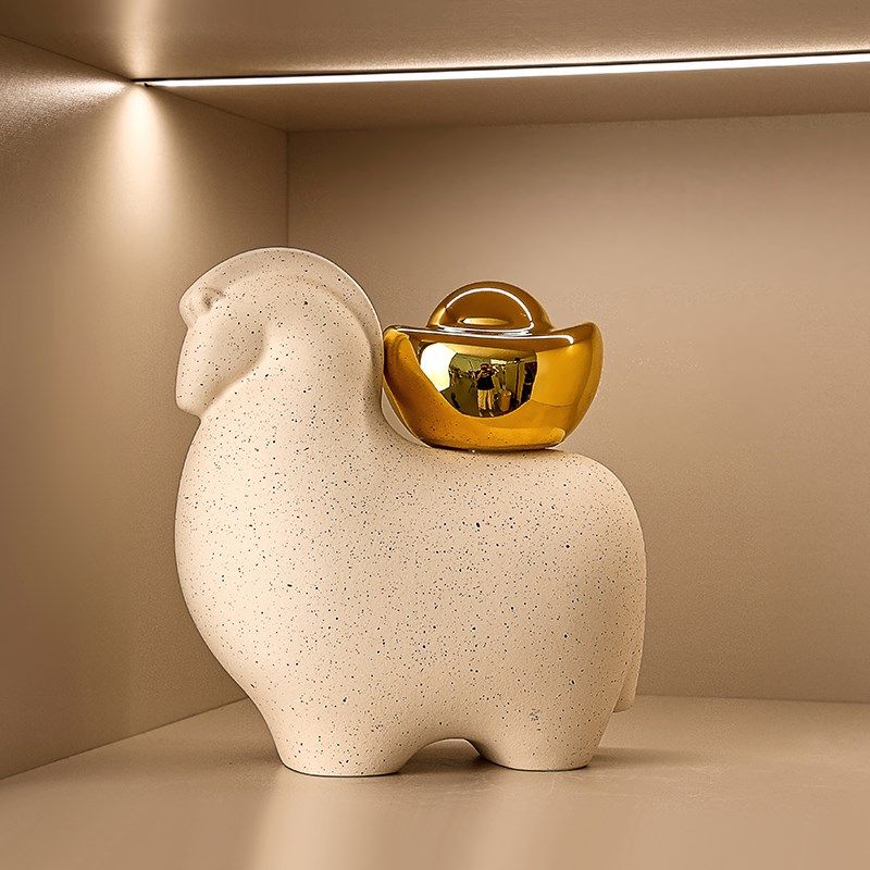 马上有钱摆件新中式客厅电视柜酒柜办公室桌面装饰品开业乔迁礼物,家居饰品,装饰摆件,淘宝优惠券,粉丝福利购,淘宝优惠卷