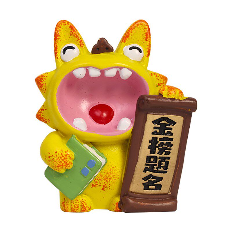 鱼里风物喵了个咪冰箱贴云南非遗瓦猫金榜题名创意考公高考礼物
